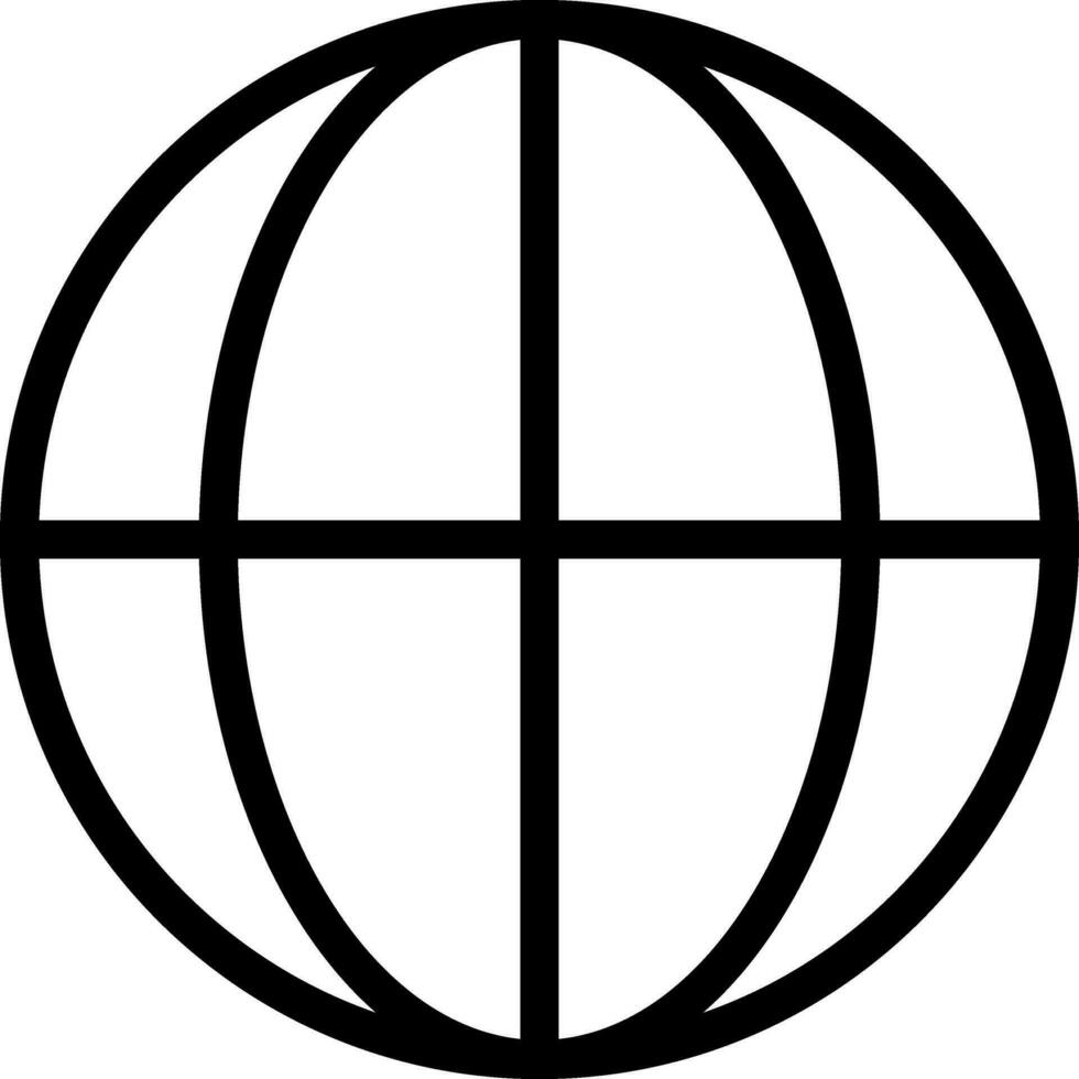 worldwide line icon vector