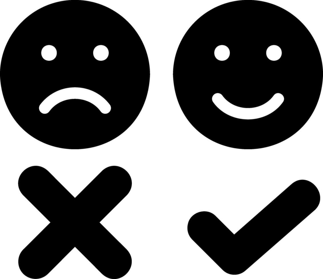 survey glyph icon vector