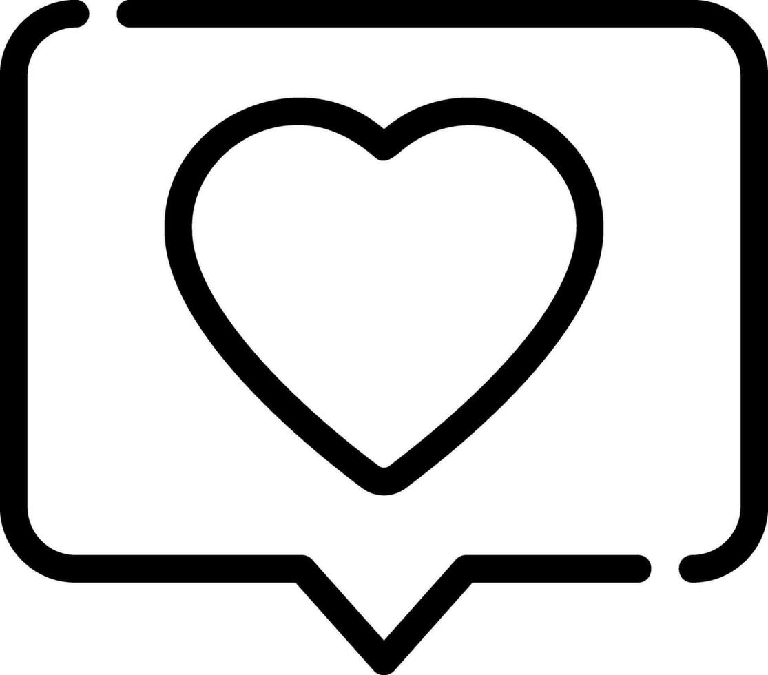 like line icon vector