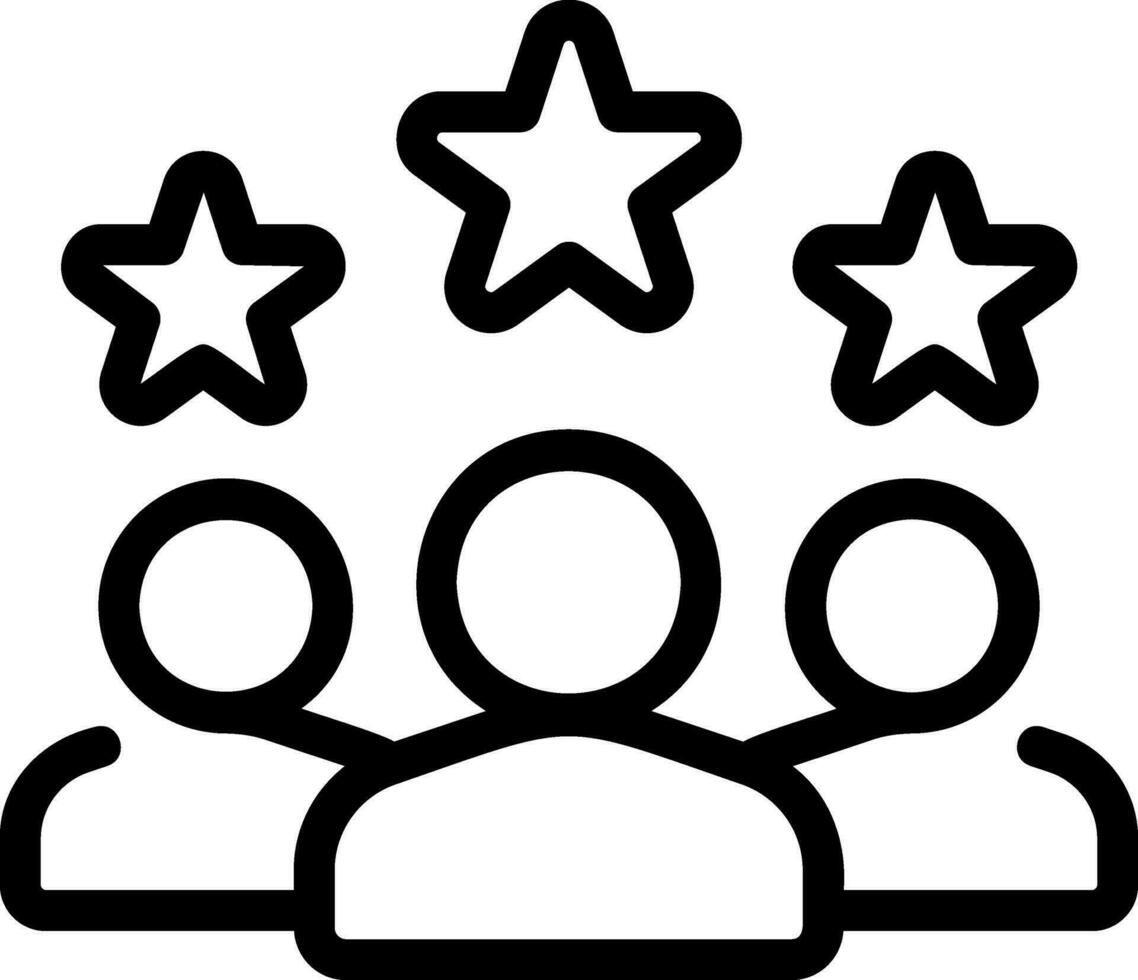 best customer experience line icon vector