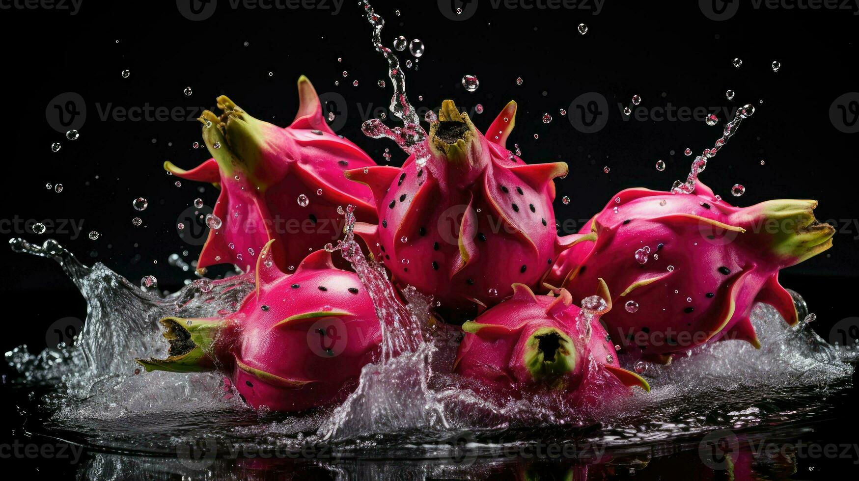 AI Generative a photo of dragonfruit