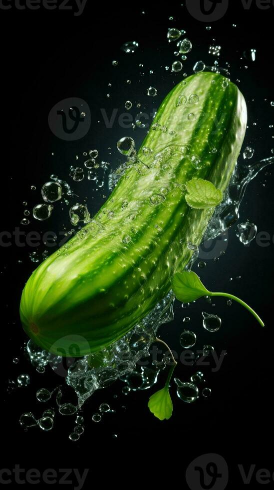 AI Generative a photo of cucumber
