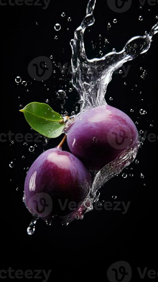 AI Generative a photo of plum