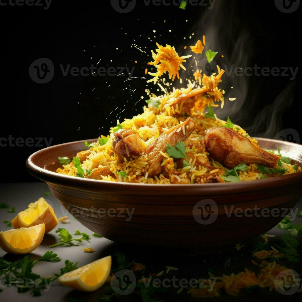 AI Generative a photo of biryani