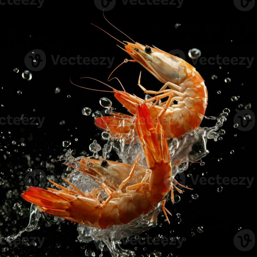AI Generative a photo of shrimp