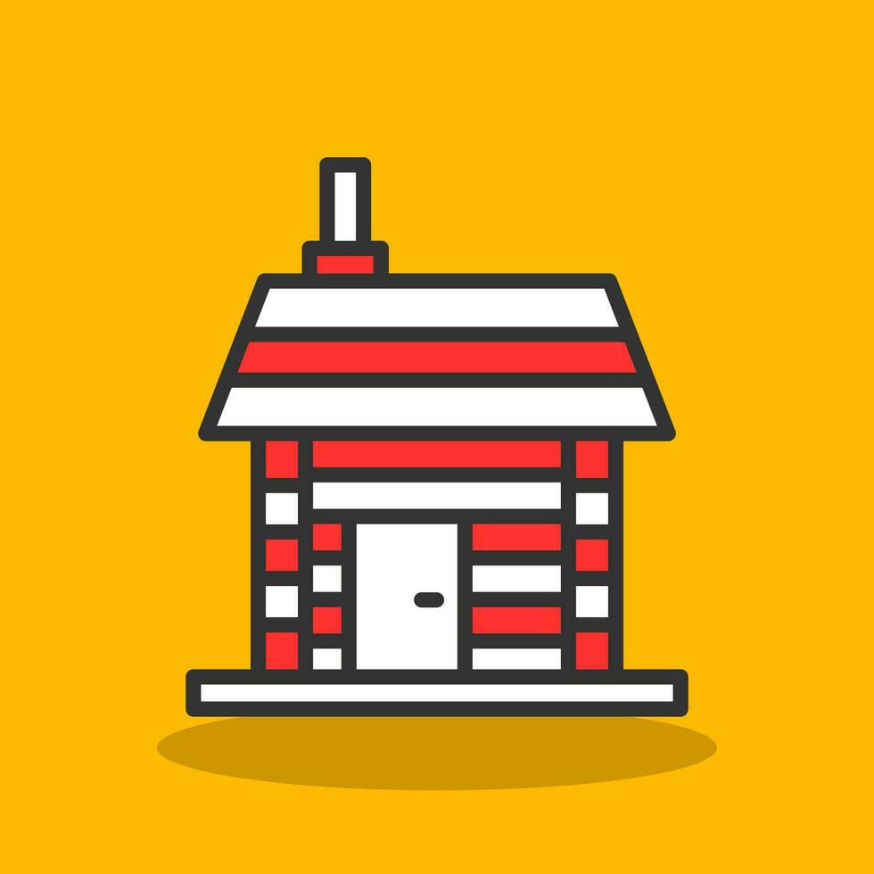 Cabin Vector Icon Design