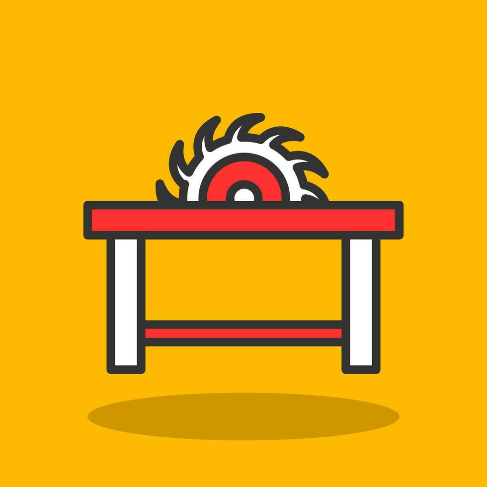 Sawmill Vector Icon Design
