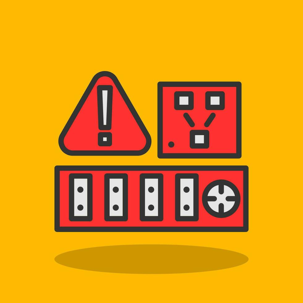 Warning Vector Icon Design