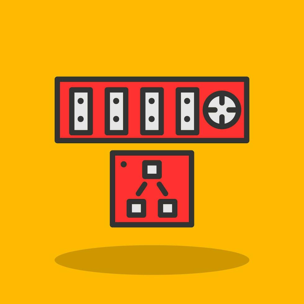 Wall socket Vector Icon Design