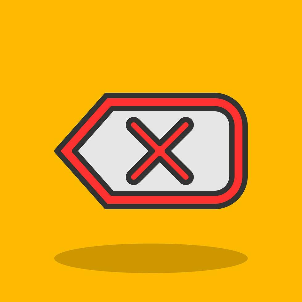 Delete Vector Icon Design
