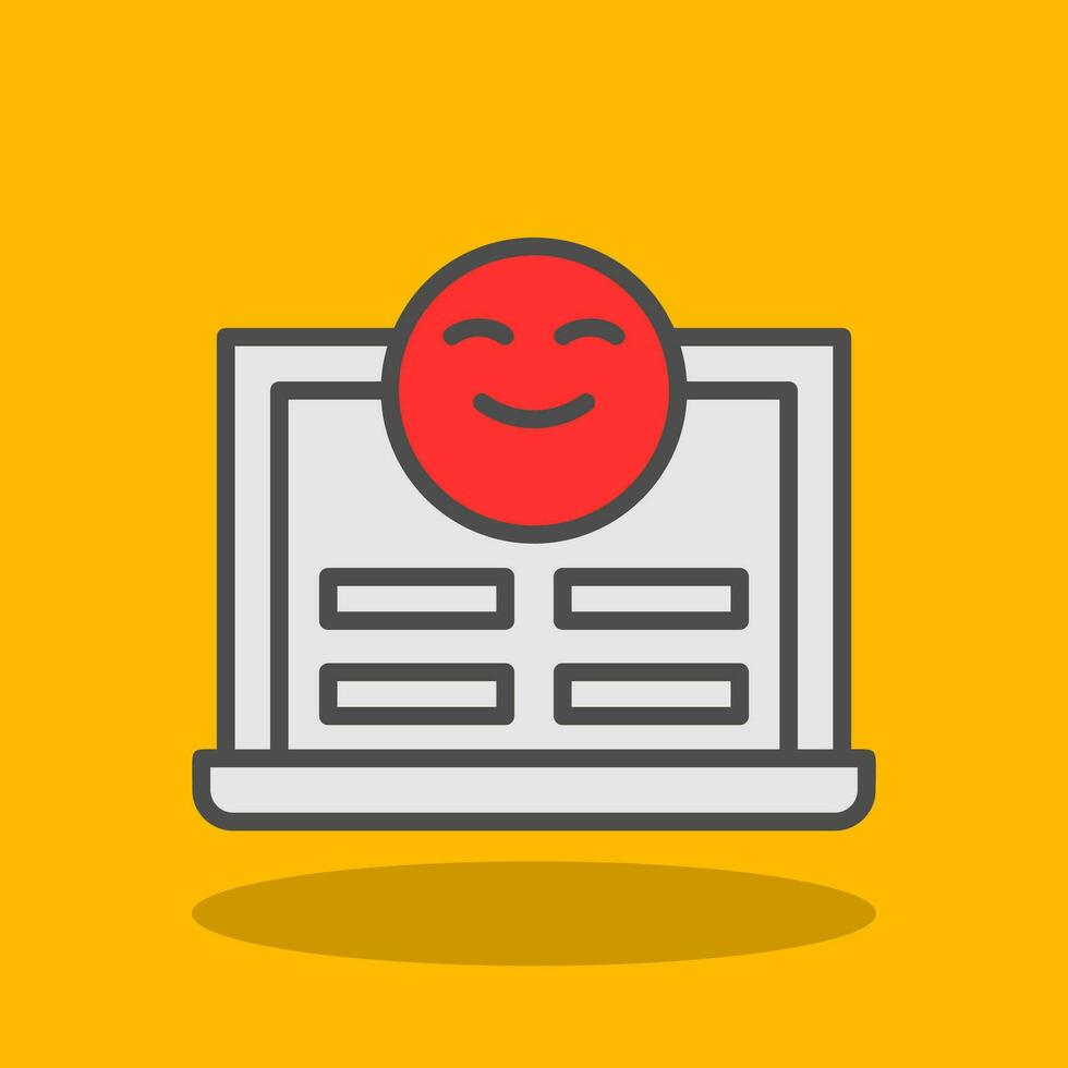 Laptop Vector Icon Design