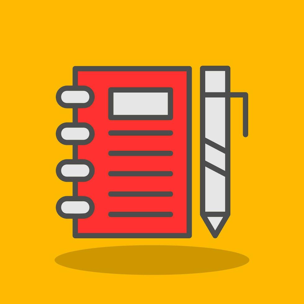 Notepad Vector Icon Design