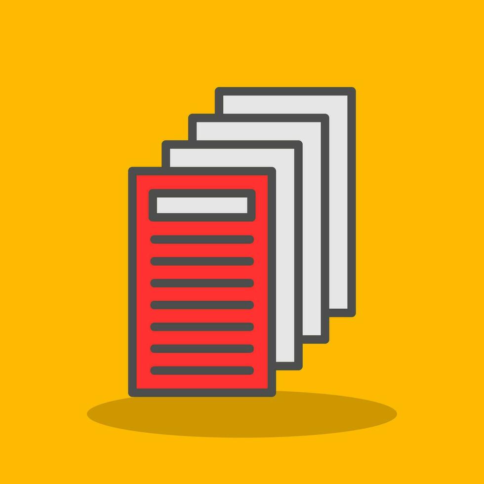 Notes Vector Icon Design