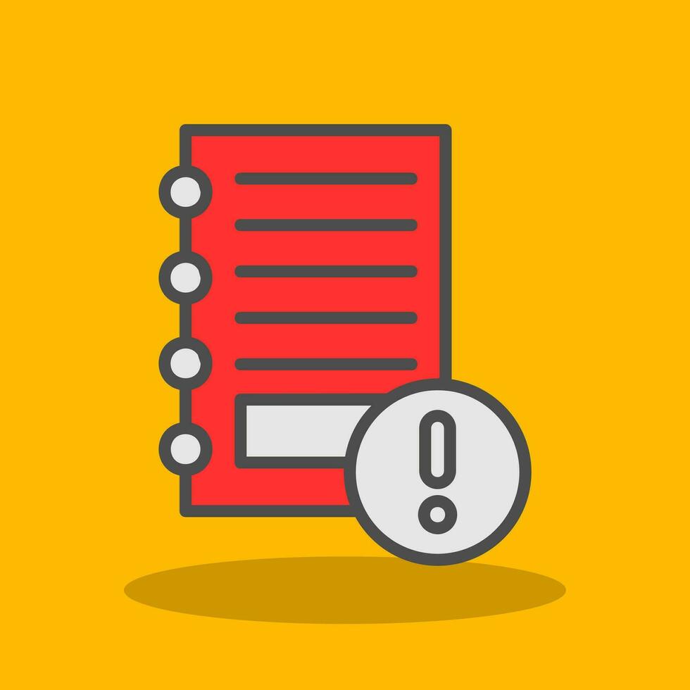 Notepad Vector Icon Design