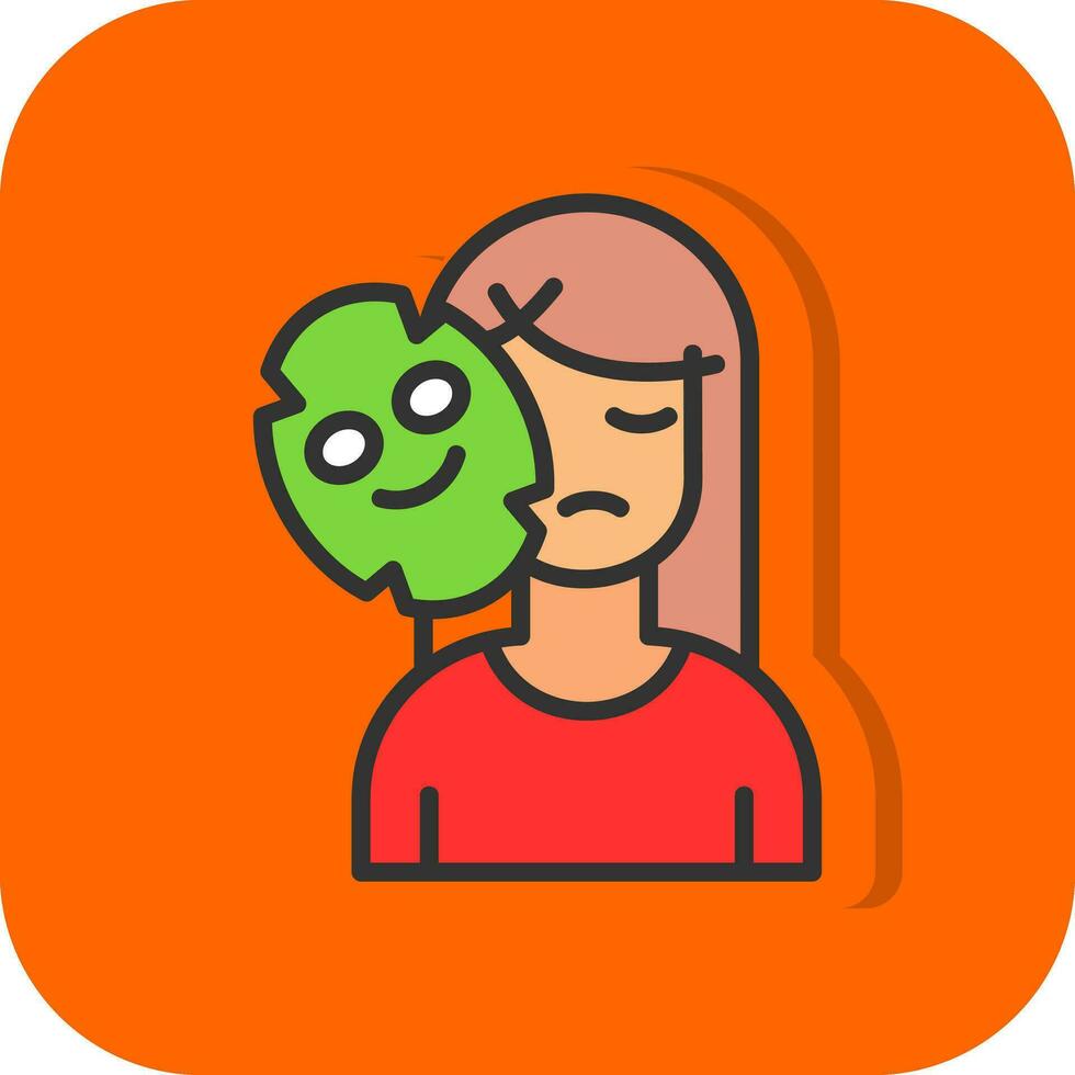 Face Mask Vector Icon Design