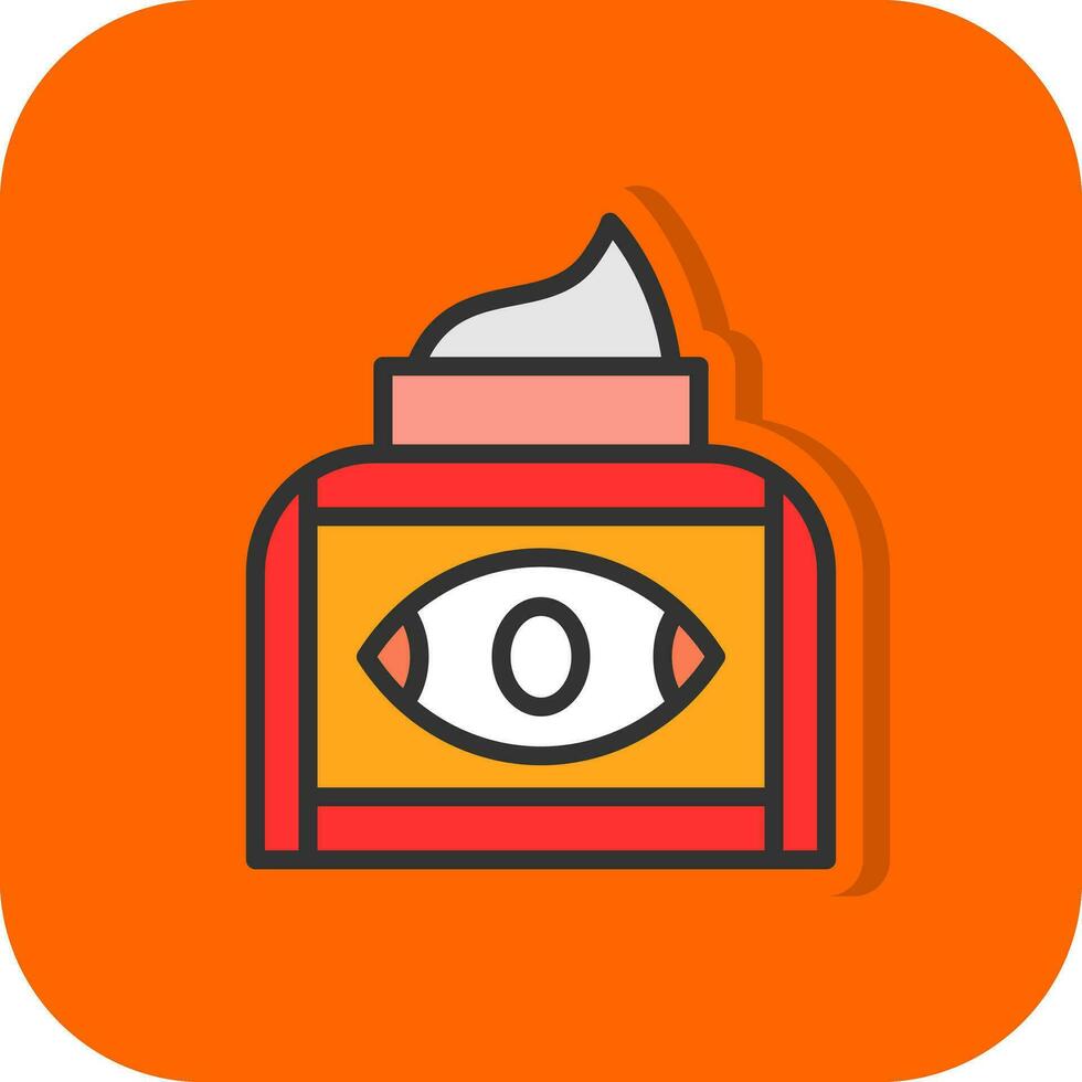 Eye Cream Vector Icon Design