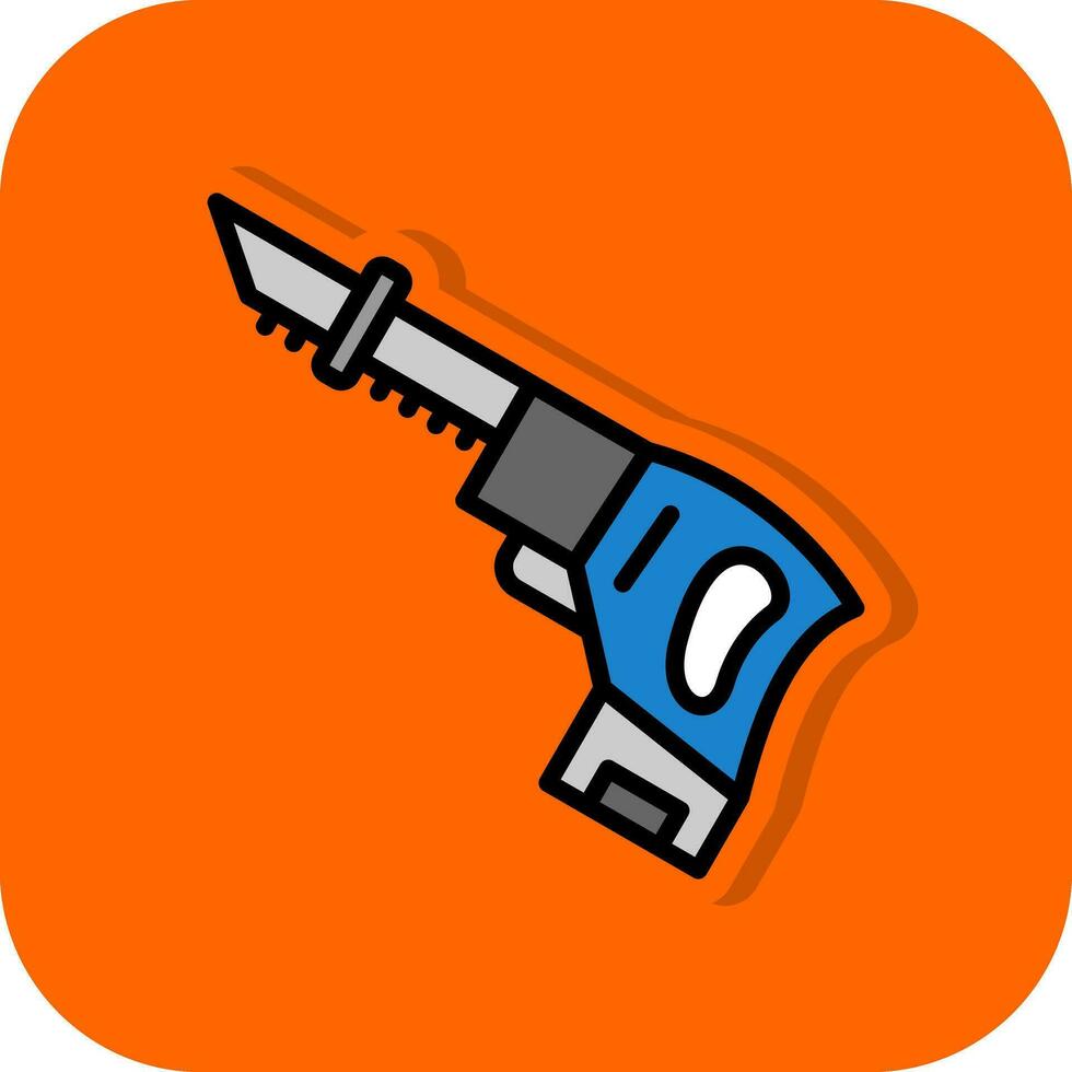 Sabre saw Vector Icon Design