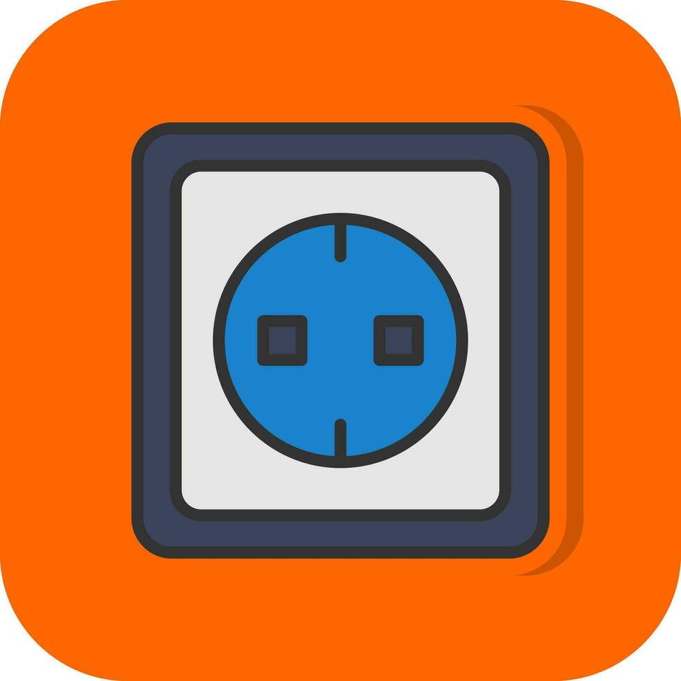 Electric socket Vector Icon Design