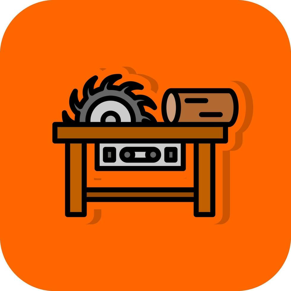 Sawmill Vector Icon Design