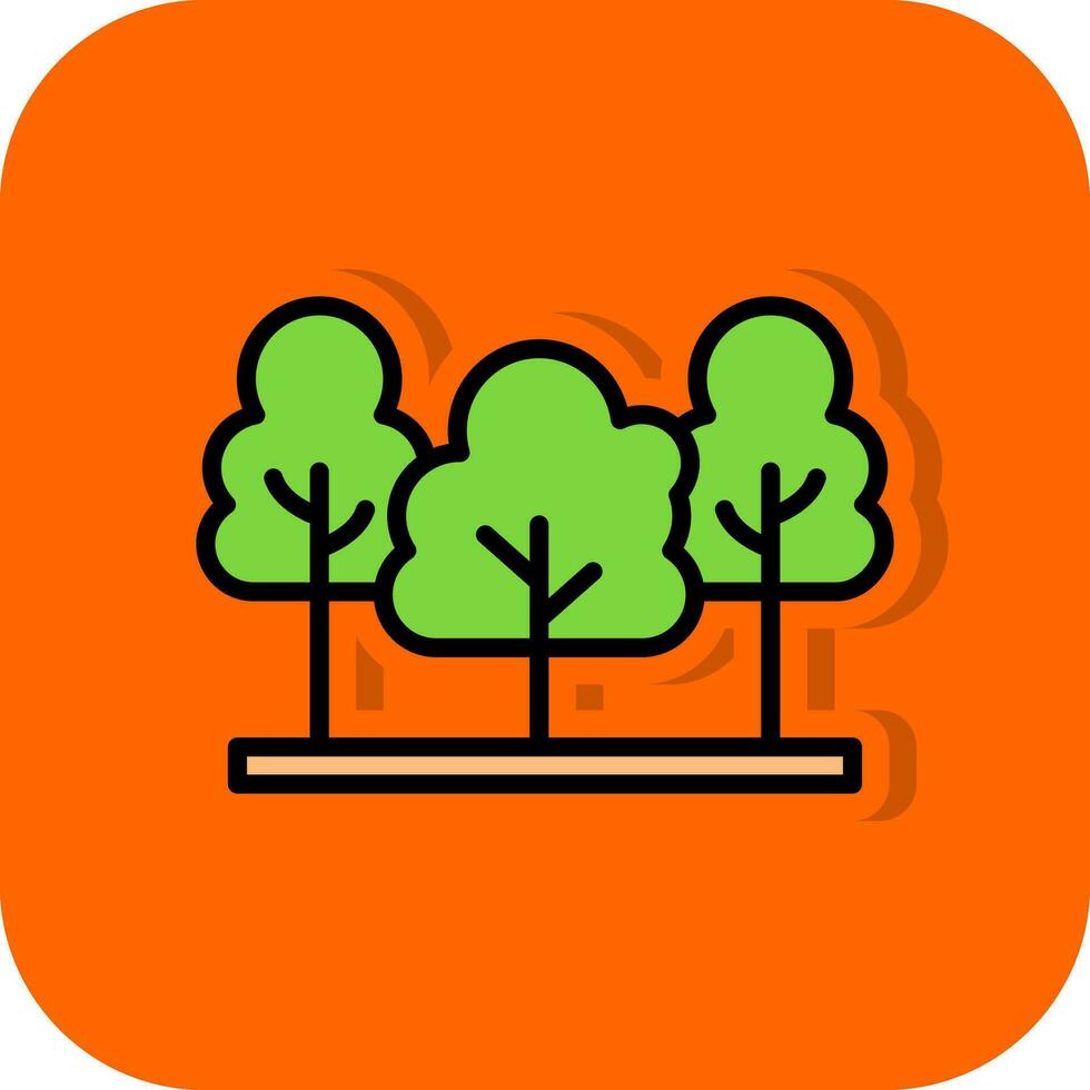 diseño de icono de vector de árbol