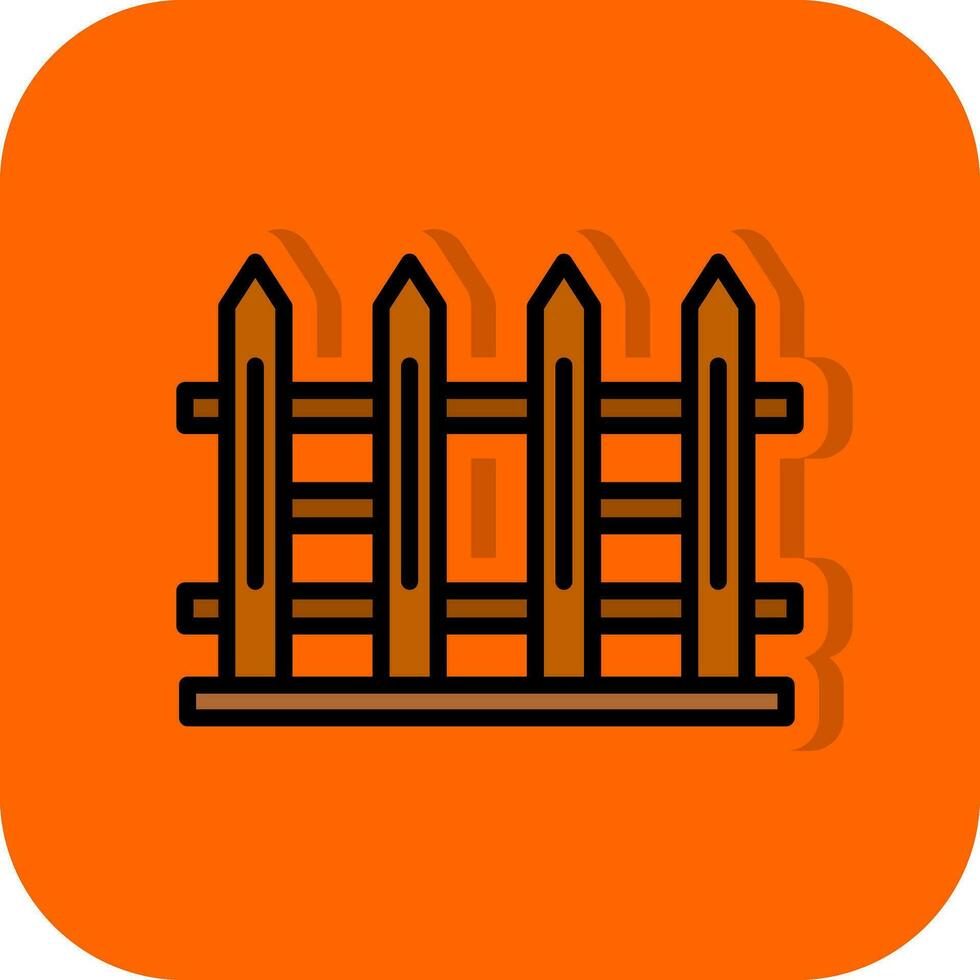 Fence Vector Icon Design