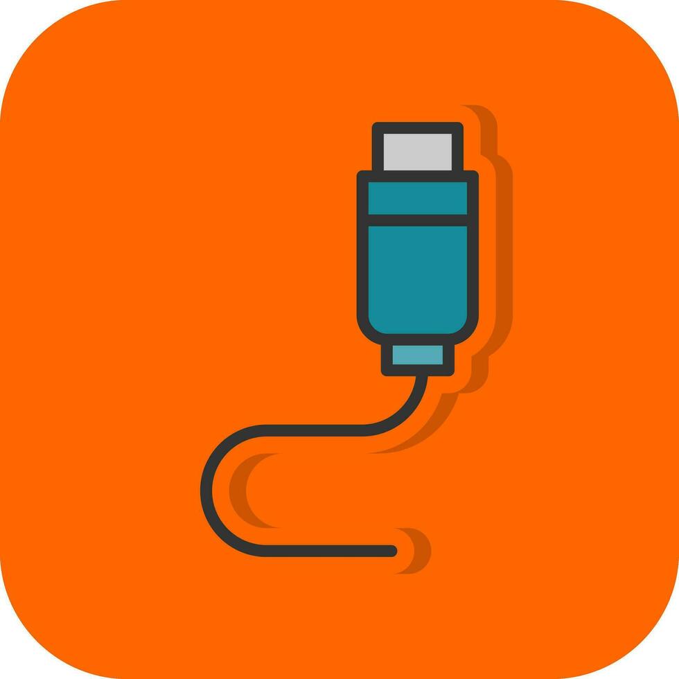 Usb connector Vector Icon Design