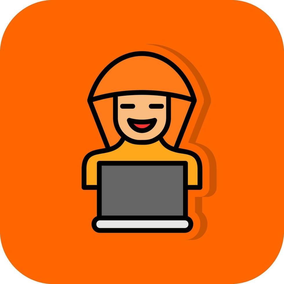 Hacker Vector Icon Design