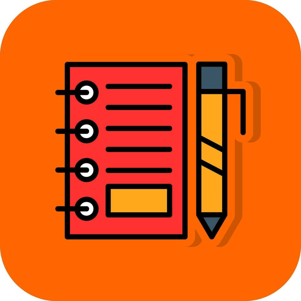 Notepad Vector Icon Design