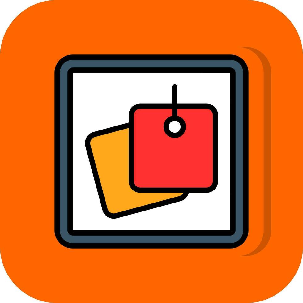 Sticky Notes Vector Icon Design