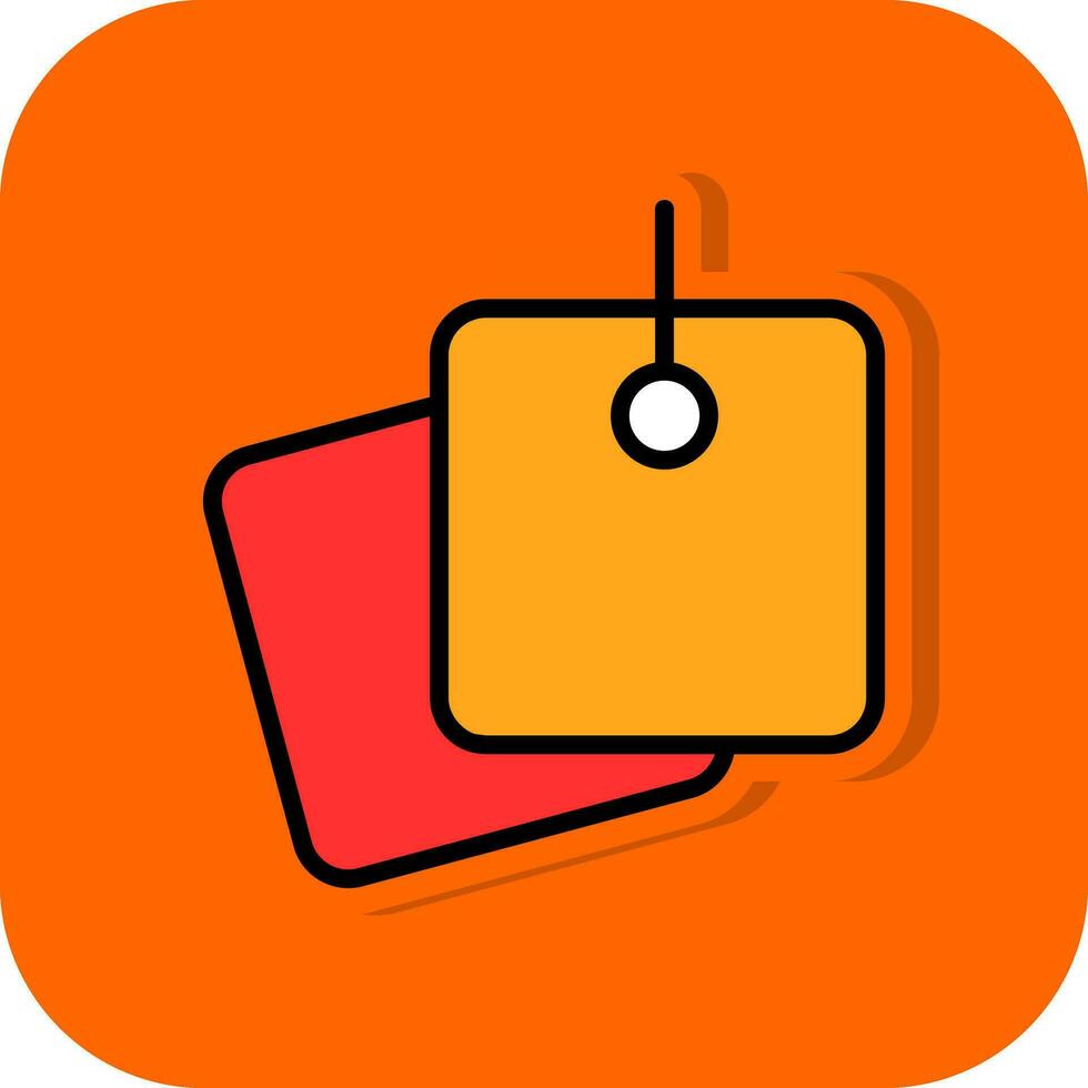 Sticky Notes Vector Icon Design
