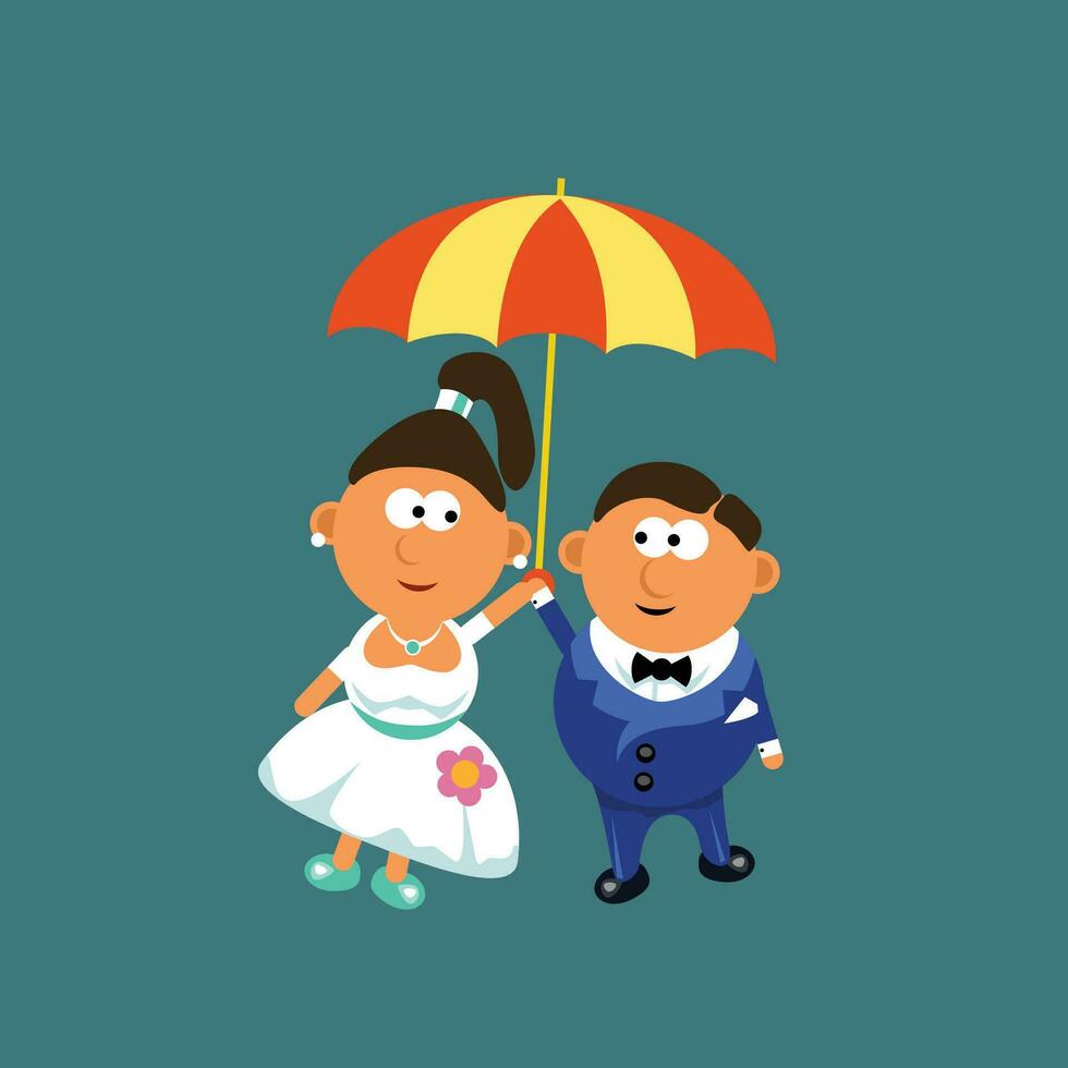 Picture of wedding vector