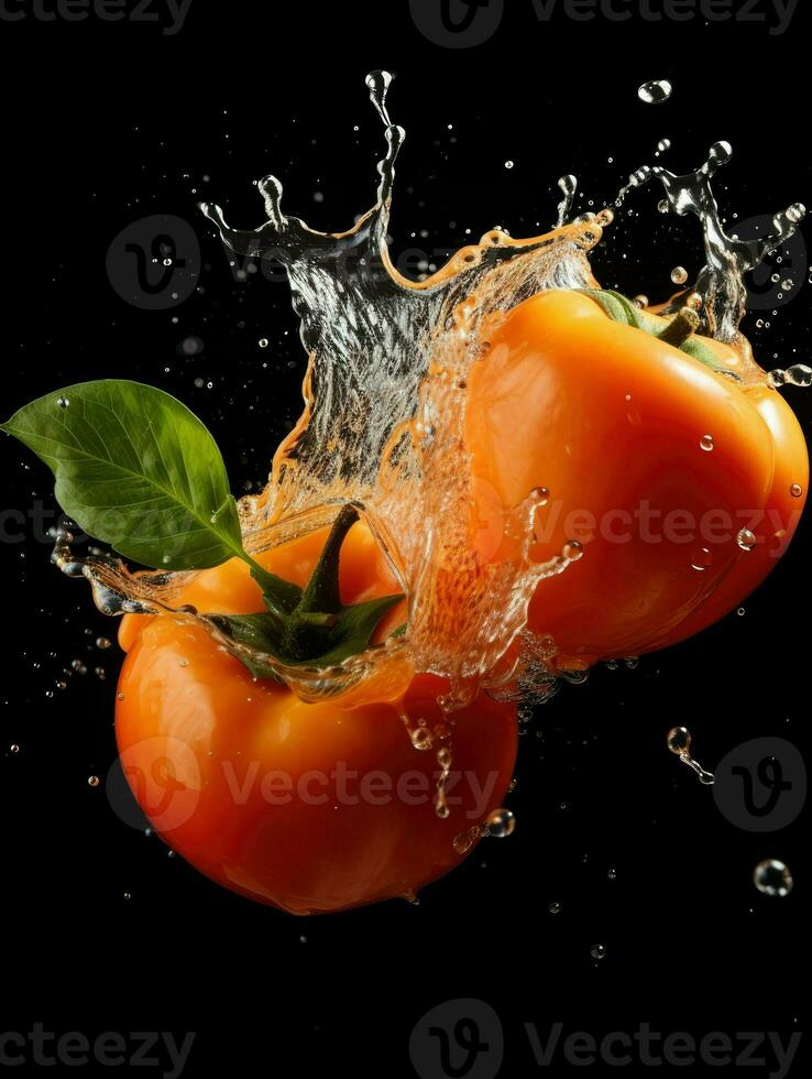 AI Generative a photo of persimmon