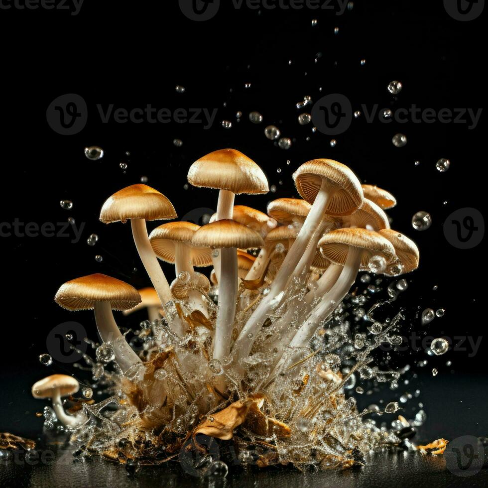 AI Generative a photo of mushrooms