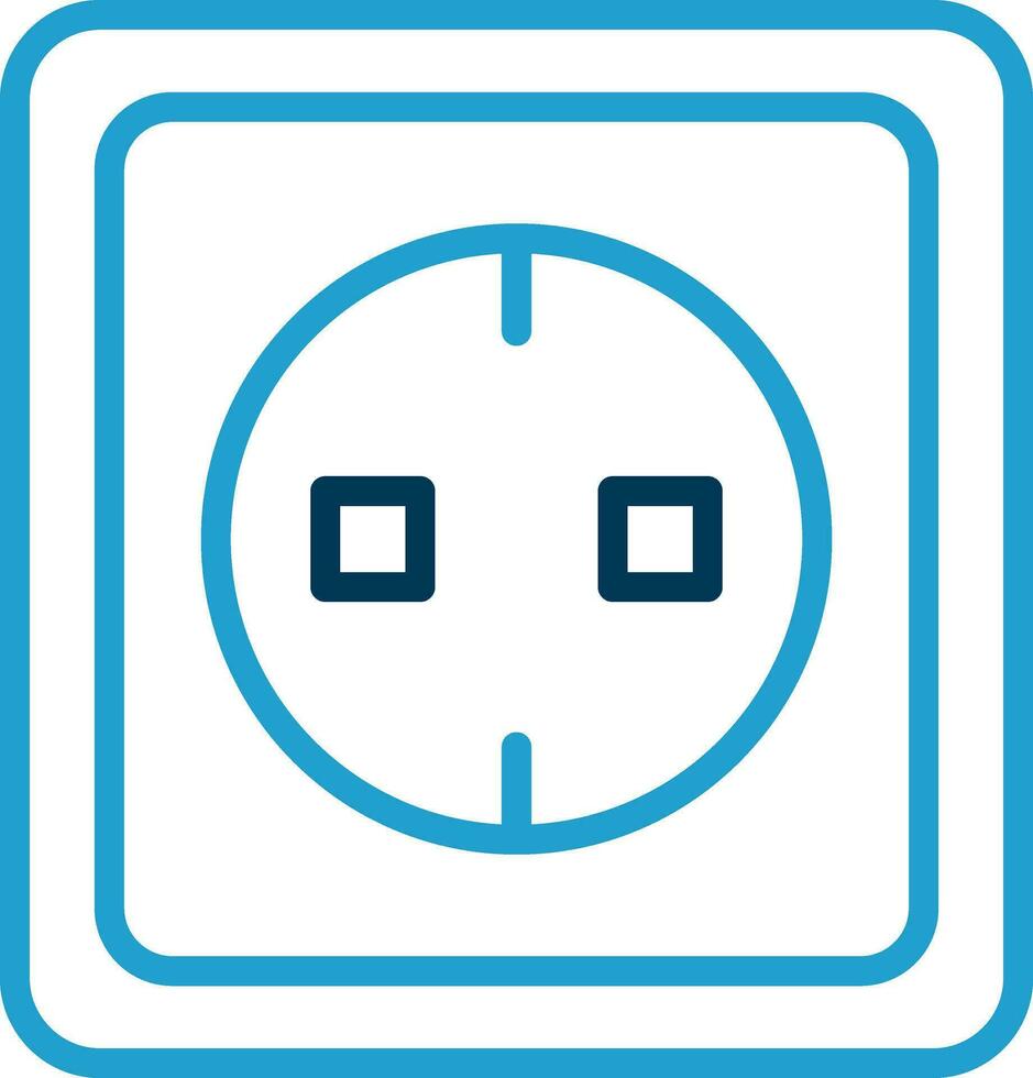 Electric socket Vector Icon Design