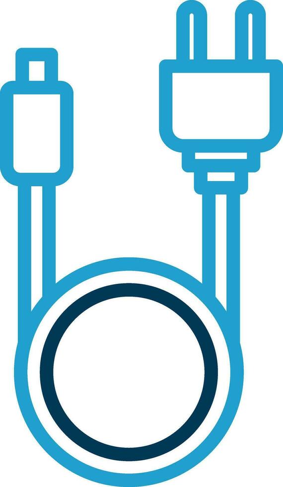 Search Cable Vector Icon Design