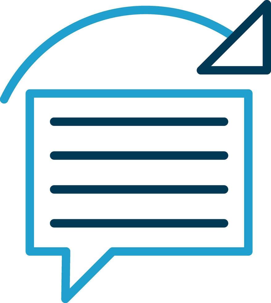 Reply Vector Icon Design