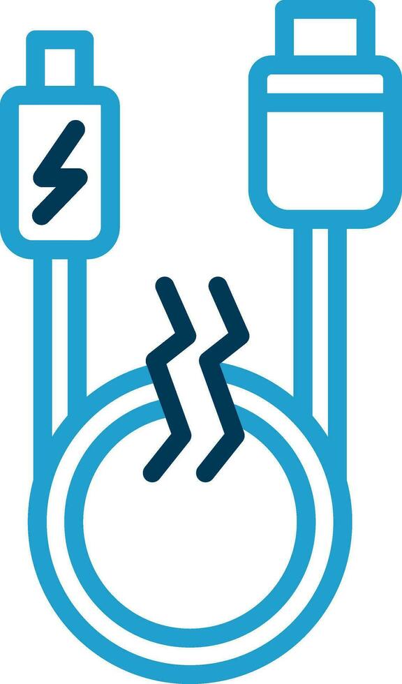 Usb cable Vector Icon Design