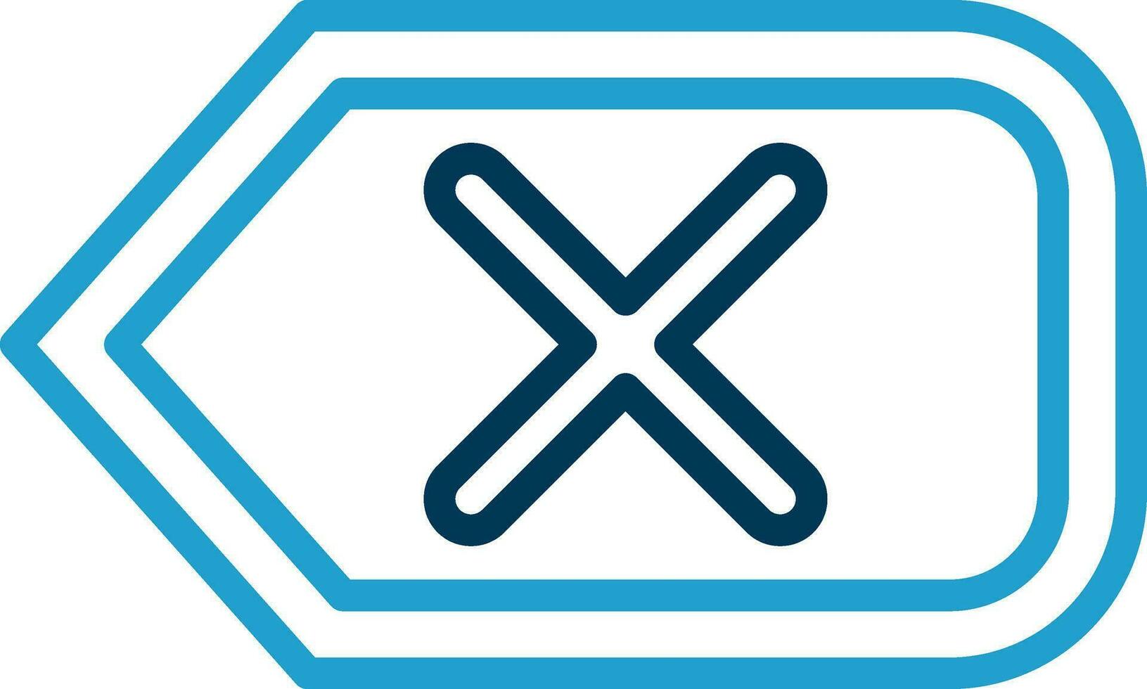 Delete Vector Icon Design