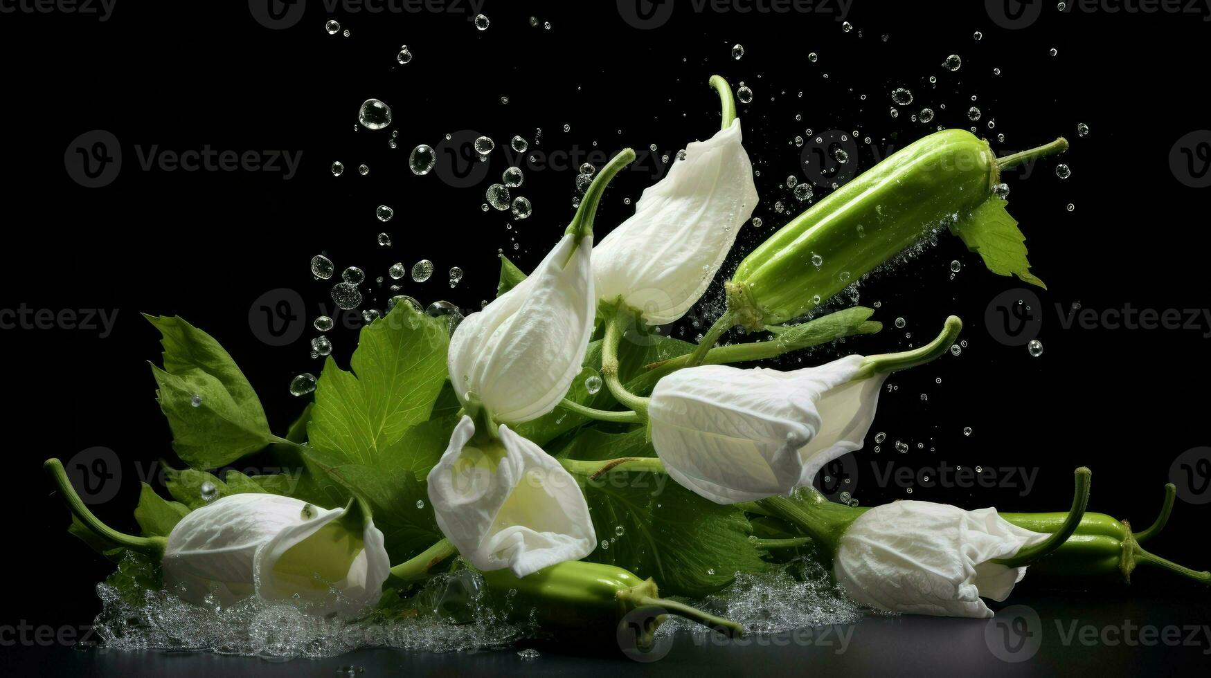 AI Generative a photo of okra