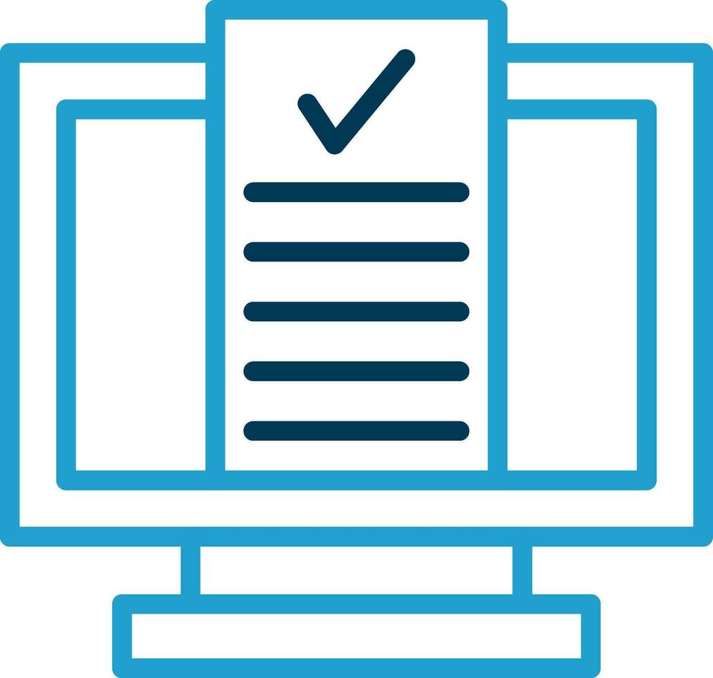 Desktop Computer Vector Icon Design