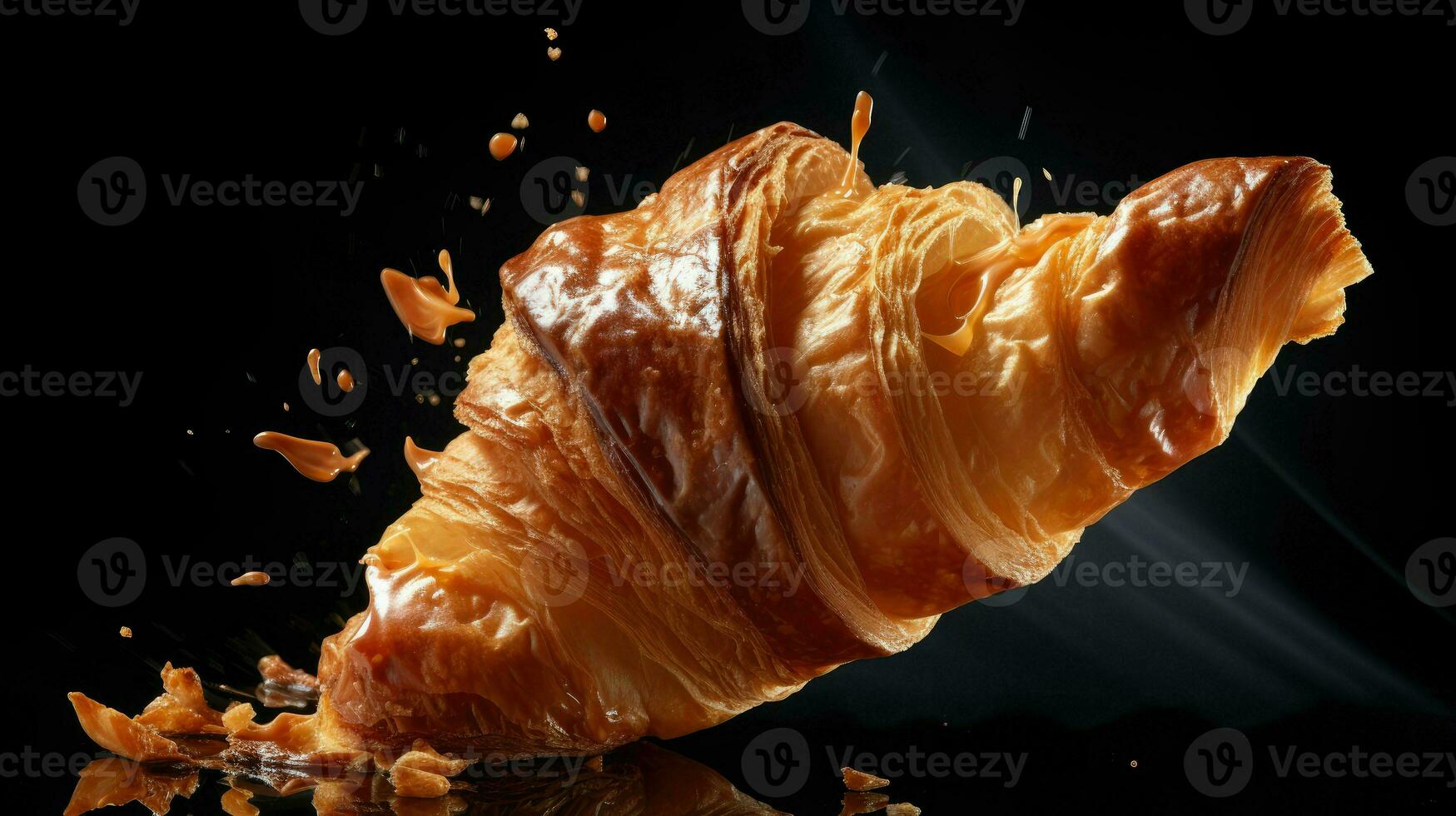 AI Generative a photo of croissant