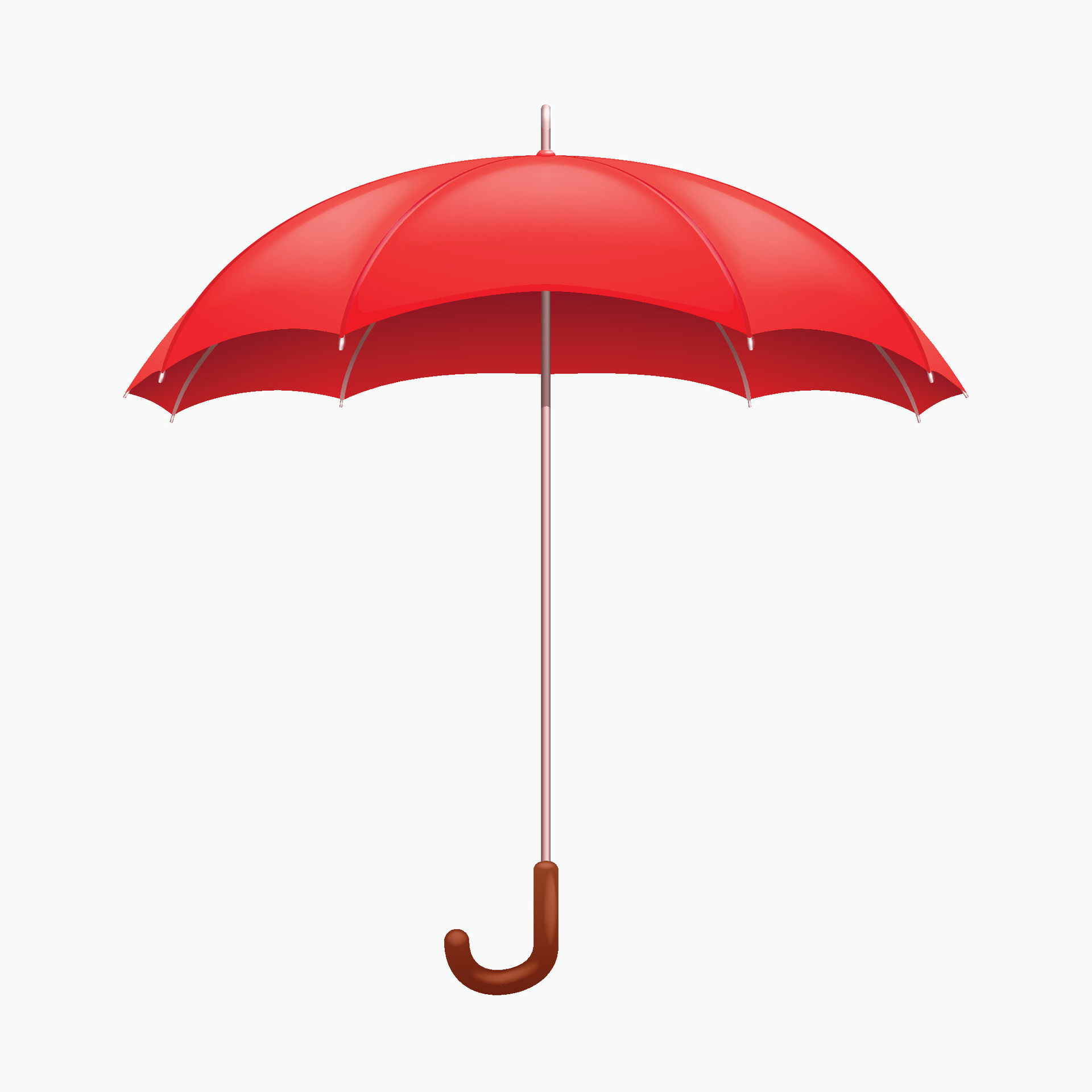 red color umbrella 30932182 Vector Art at Vecteezy