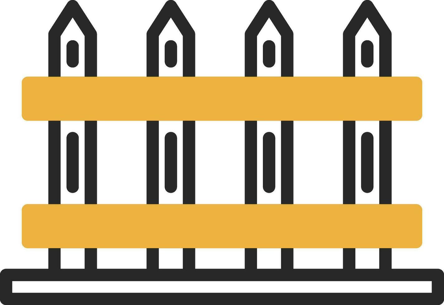 Fence Vector Icon Design