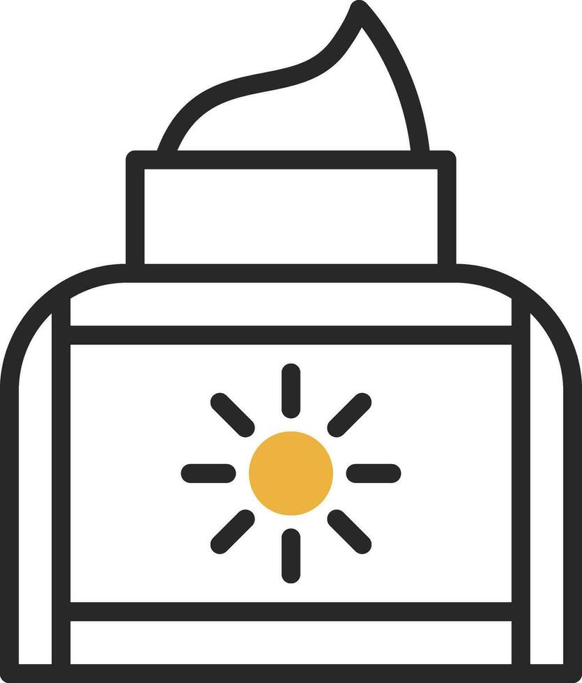 diseño de icono de vector de protector solar