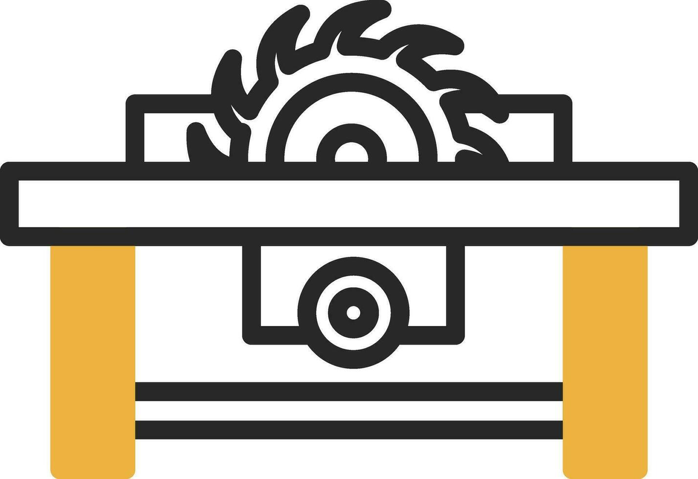 Table saw Vector Icon Design