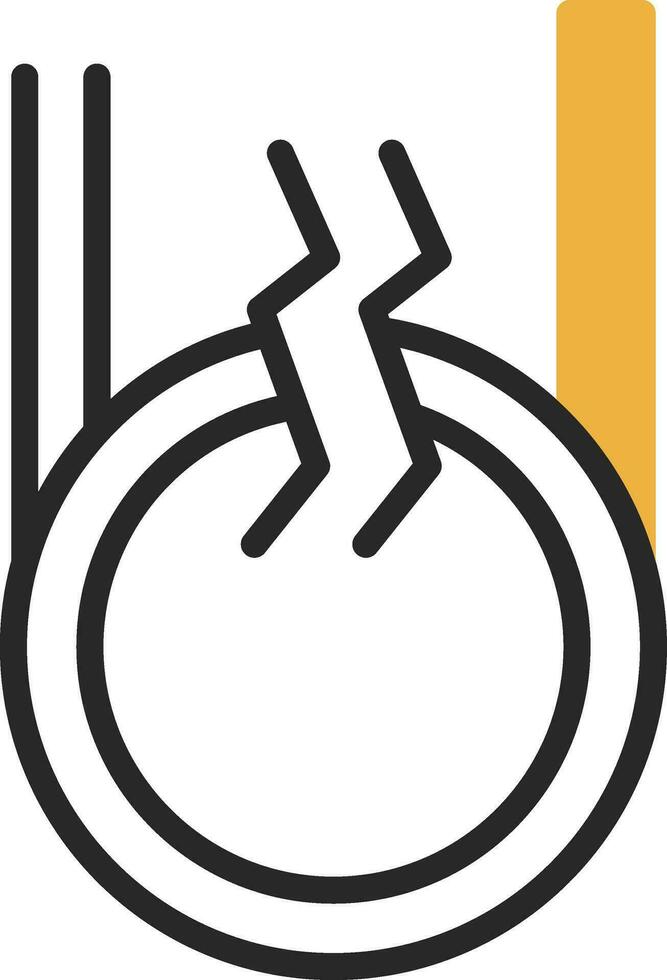 Cable blocked Vector Icon Design