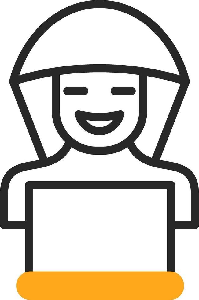 diseño de icono de vector de hacker