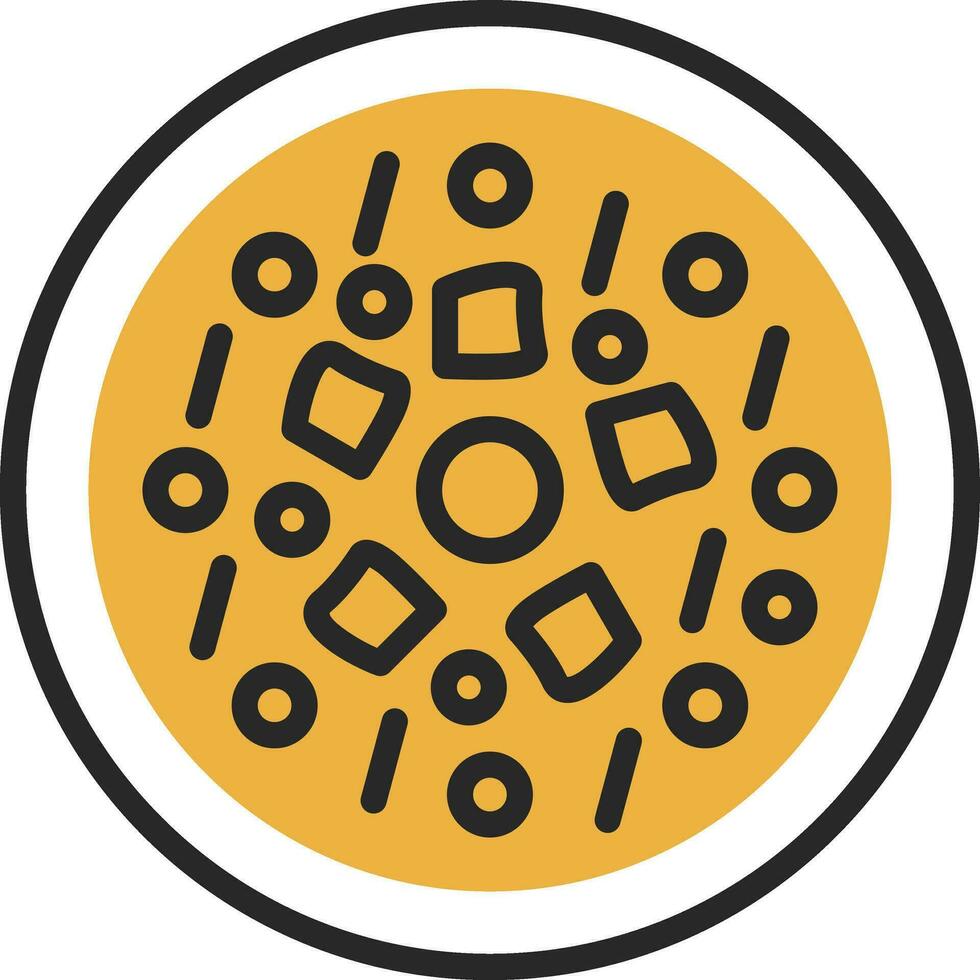 Caesar Pizza Vector Icon Design