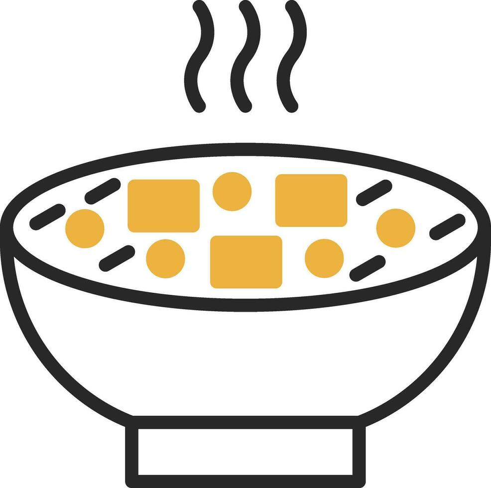 Miso Soup Vector Icon Design