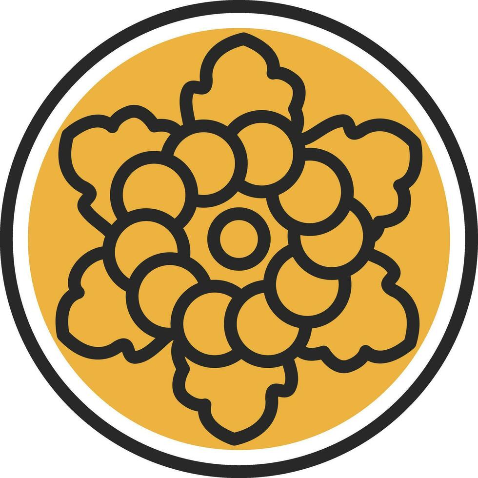Tuna Salad Vector Icon Design